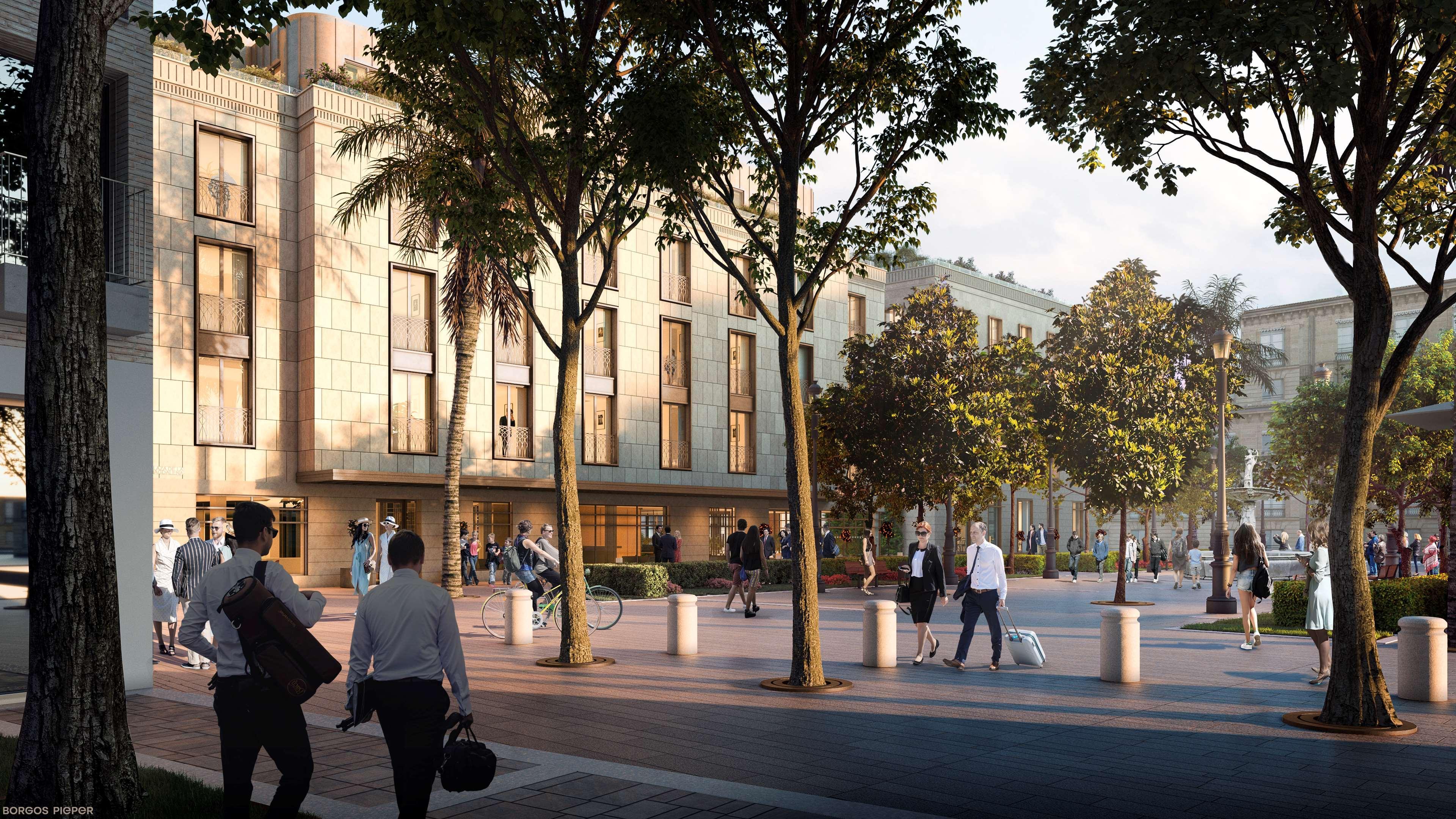 Radisson Collection Hotel, Magdalena Plaza Sevilla Exterior foto The proposed station entrance